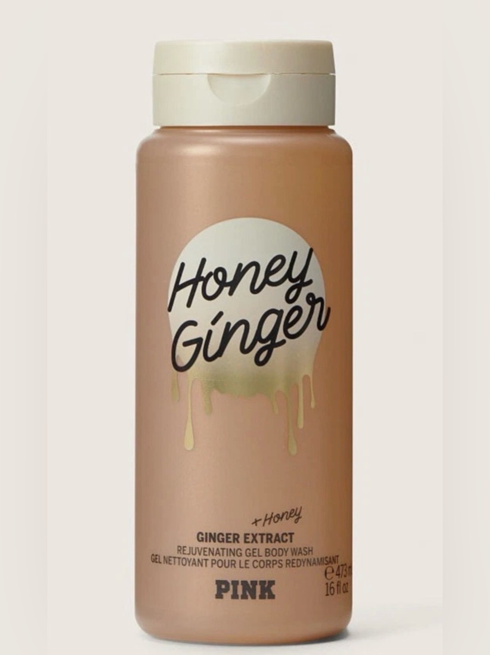 Victoria's Secret PINK Honey Ginger Rejuvenating Gel Body Wash ~ 16 fl.oz.